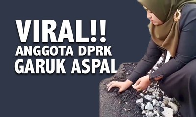 Viral! Anggota DPRK Garuk Aspal