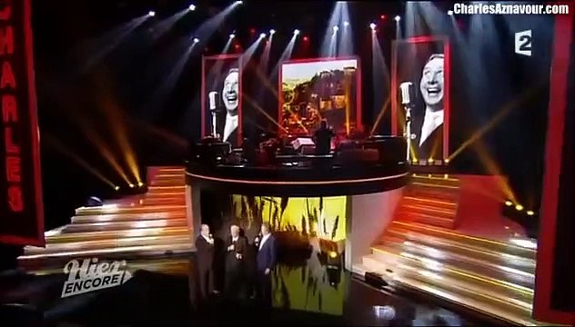 Charles Aznavour, Michel Drucker Fred Mella - Mes jeunes années (Charles Trenet)