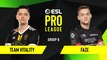 CSGO - FaZe vs. Team Vitality [Mirage] Map 2 - Group B - ESL EU Pro League Season 10