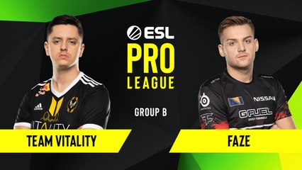 CSGO - FaZe vs. Team Vitality [Mirage] Map 2 - Group B - ESL EU Pro League Season 10