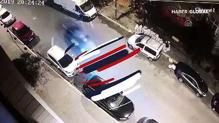 Polisten kaçarken ortalığı savaş alanına çevirdi