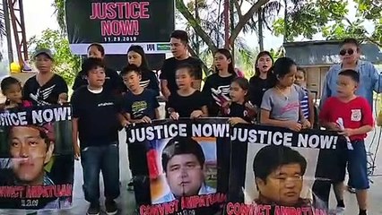 Children of Maguindanao massacre victims perform original song