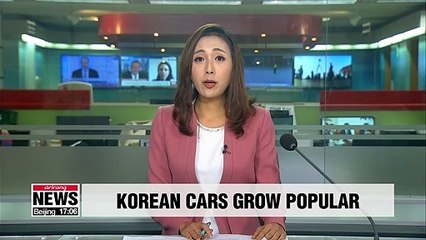 Korean cars grow in popularity amid flopping global car sales