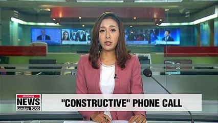 U.S., Chinese officials hold "constructive" phone conversation on ending trade dispute