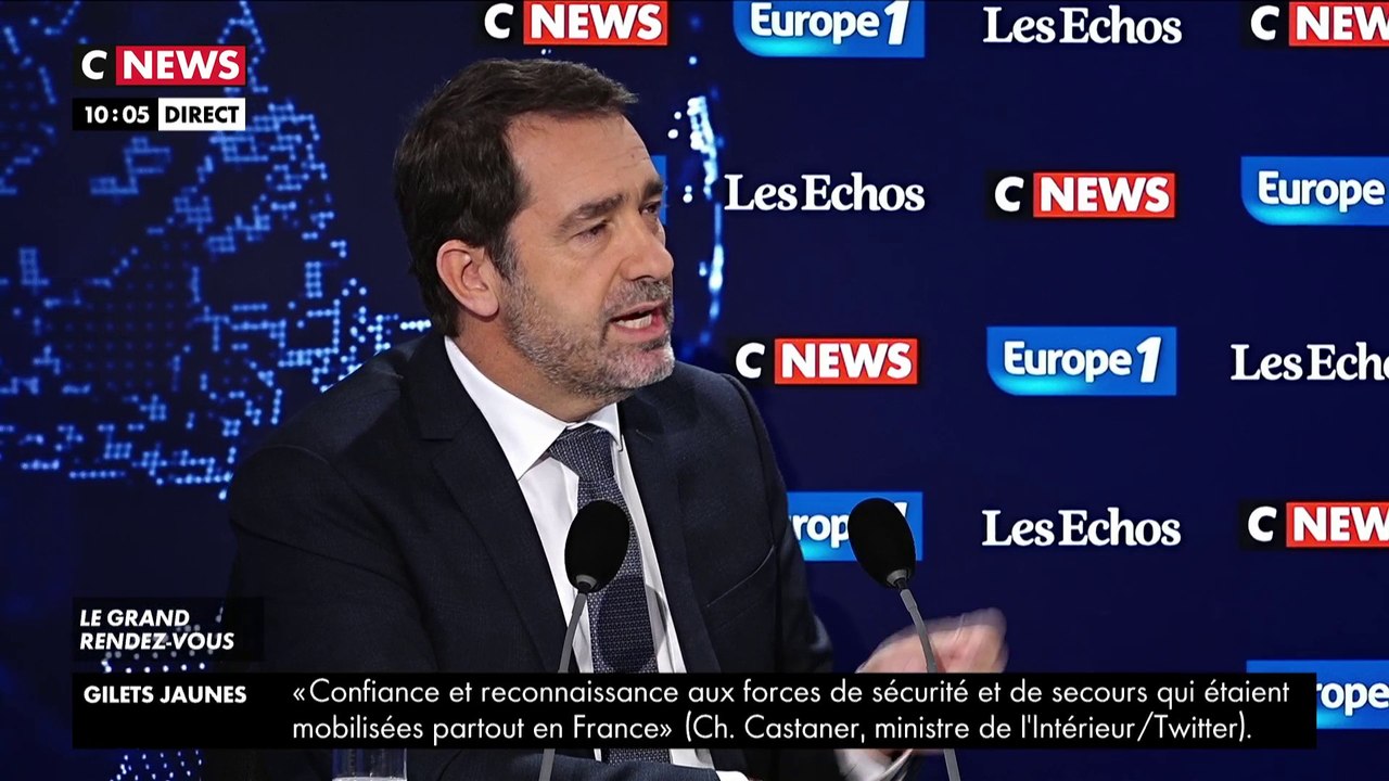 Stèle attaquée : «On peut être imbécile, brute et voyou» dénonce Christophe Castaner #LeGrandRDV