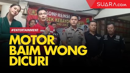 LIVE REPORT: Konferensi Pers Motor Baim Wong yang Dicuri