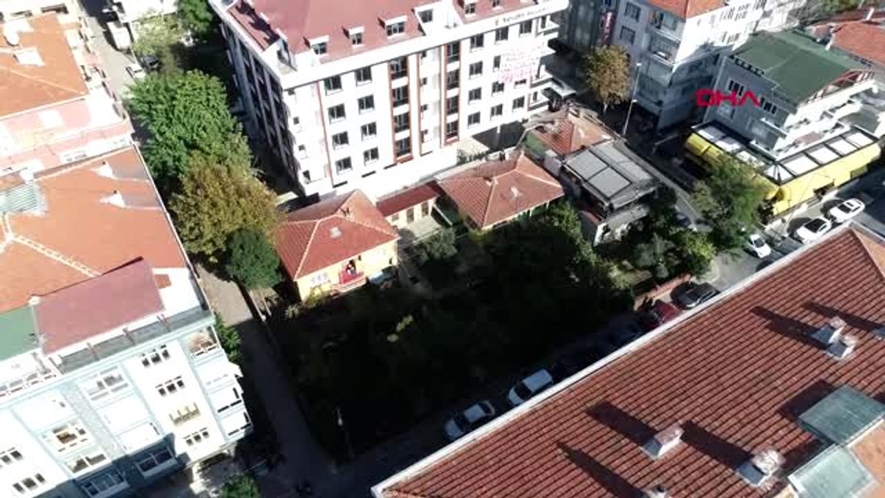 Beton yığınlarının içerisinde botanik bahçesi