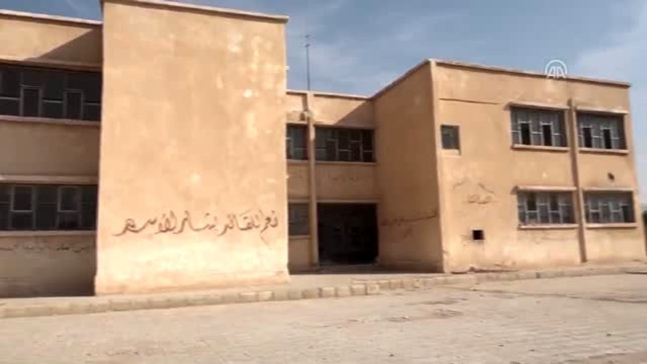 MSB: "Terör örgütü PKK/YPG'nin Rasulayn'da zarar verdiği okul onarıldı"