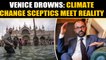 Venice floods: Council office drowns after rejecting climate change proposals | OneIndia News