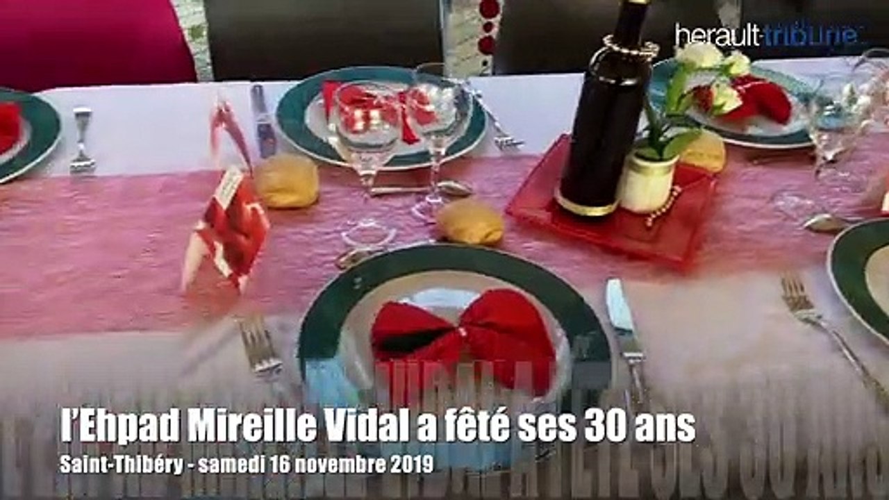 SAINT THIBERY - l’Ehpad Mireille Vidal a fêté...