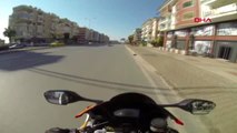 Antalya motosikletin çarptığı, üzerinden otomobil geçen kadın öldü