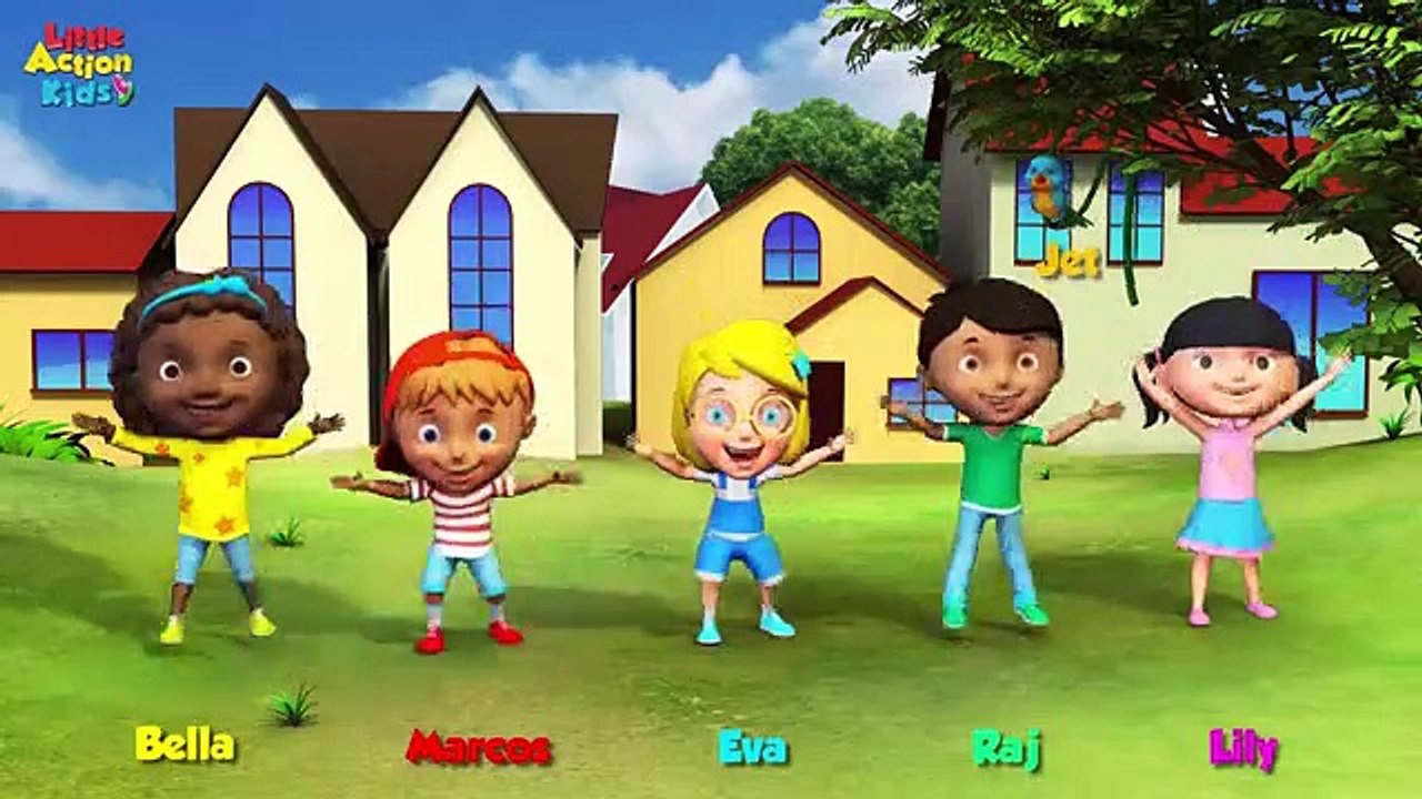 Jingle Bell Rock | Christmas Action Song For Kids