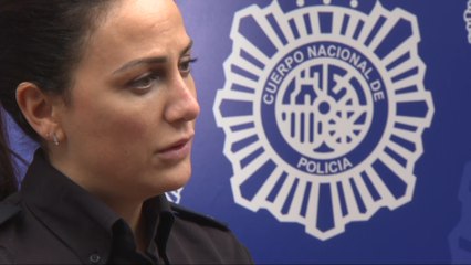 La portavoz de la Policía Nacional María Buyo