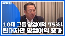 3분기 10대그룹 영업이익 75% 감소...현대차만 증가 / YTN