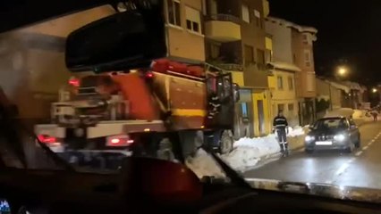 La UME tiene que intervenir en León por el temporal de nieve