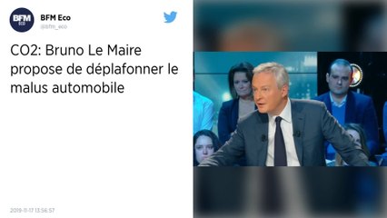 Émissions de CO2 : Bruno Le Maire propose de déplafonner le malus automobile