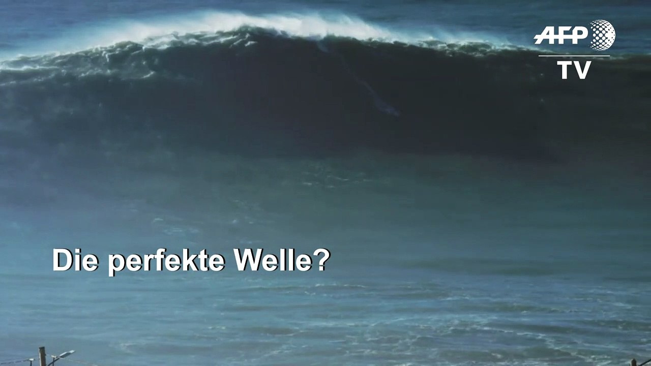Justine dupont bezwingt monster-welle in nazaré