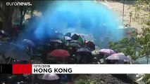 Hongkong: Studierenden liefern sich mit Polizei Gefechte