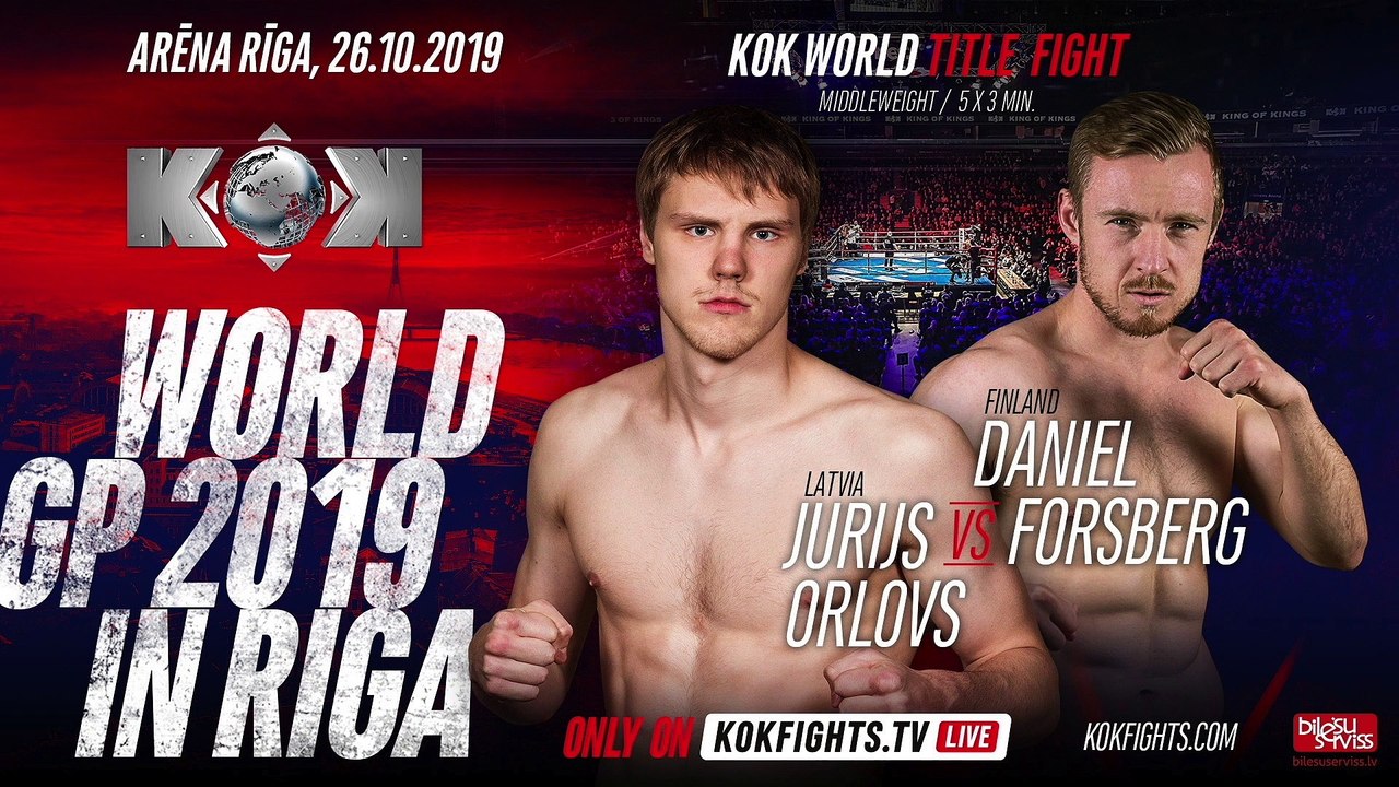 D.FORSBERG  vs  J.ORLOV    KOK VLOG  RIGA 24.11.2019