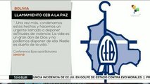 Bolivia: Conferencia Episcopal condena la violencia y llama al diálogo