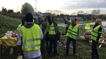 Les Gilets jaunes reviennent sur le rond point Eisenhower