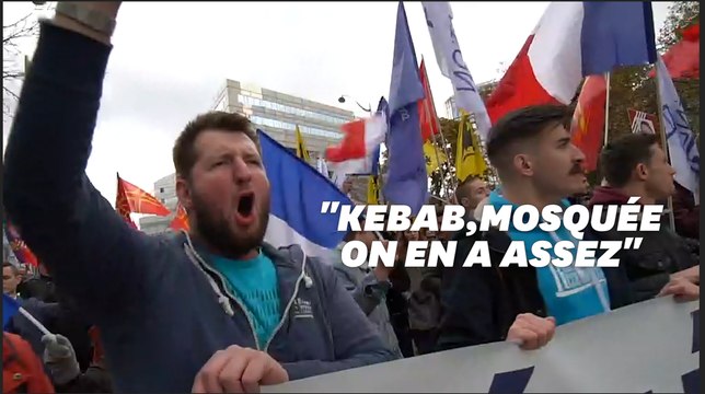 A la manif stop islamisme , on a surtout entendu des slogans anti-immigrés et anti-islam