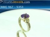 2.20 ct. tw. Amethyst & Diamond Ring