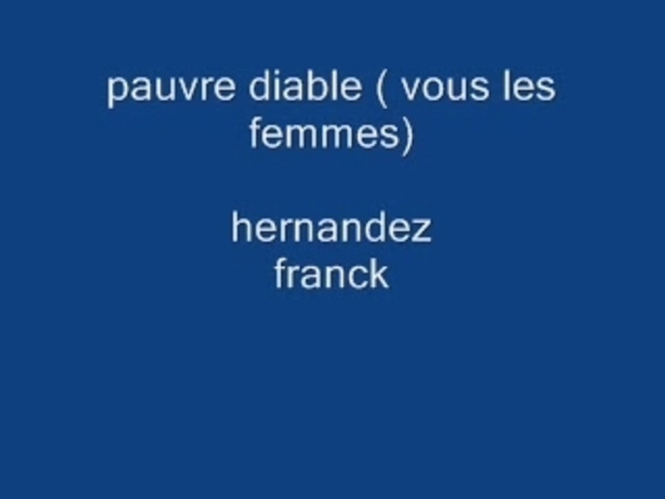 Vous les femmes