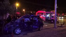 Yolcu minibüsüyle otomobil çarpıştı: 1 ölü, 5 yaralı