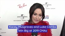 Kacey Musgraves And Luke Combs At The CMAs