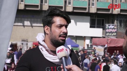 حديث بغداد | اعتصامات الطلاب من المتظاهرين في الشارع العراقي بتقرير خاص