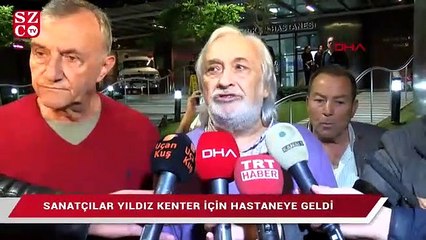 Sanatçılar Yıldız Kenter için hastaneye geldi
