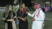 لقاء رياضي خفيف مع زوجة الأسترالي جونز وزوجة البرازيلي بيتروس في صدى الملاعب