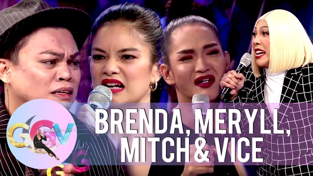 Vice, Meryll, Brenda and Mitch reenact Maricel Soriano's iconic scene from her movie | GGV