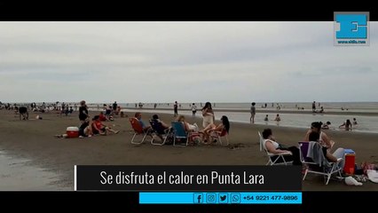 Punta Lara, elegida para vivir a pleno un día de calor