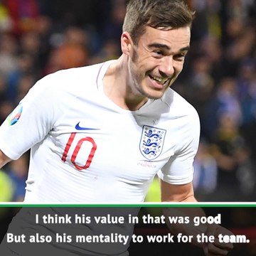 Southgate impressed with Winks' advanced role for England