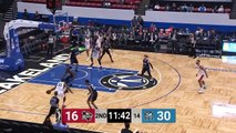 Jon Davis rises up and throws it down