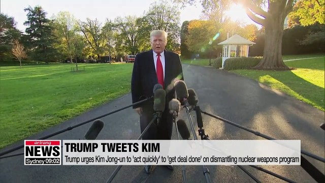 U.S., postpones joint military drill; Trump urges N.K. leader to 'act quickly,' 'get deal done'