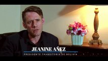 PRESIDENTA TRANSITORIA DE BOLIVIA JEANINE AÑEZ... EN ENTREVISTA