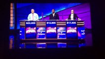 #Jeopardy Tournament Of Champions The 3 Finalist Results (Italian Inventors on Final Jeopardy) 11/13/19