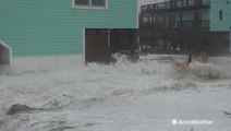 Strong storm blasts the Outer Banks with massive waves