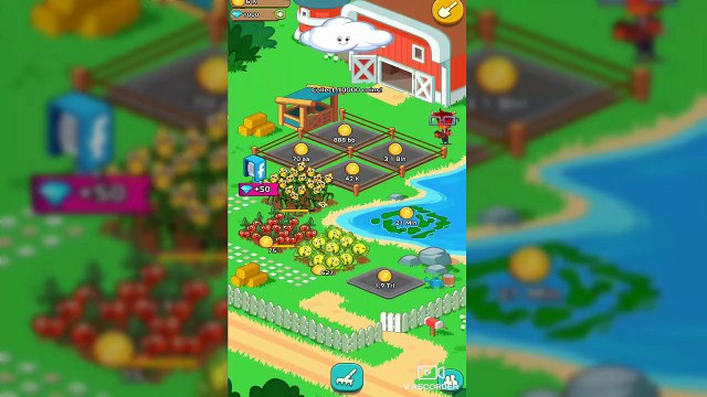 Farm and Click - Idle Farming Clicker Pro - Red Machine Gameplay