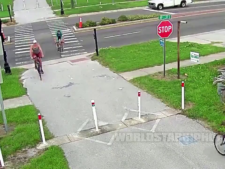 Hit & Run: A Bicyclists Gets Plowed By A Driver In St. Petersburg, Fl!