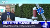 Neige: Enedis affirme que 33.000 foyers sont toujours privés d'électricité dans la Drôme, l'Ardèche et l'Isère