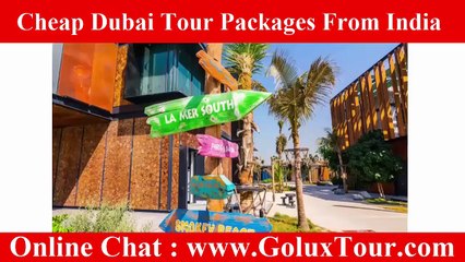 Cheap Dubai Tour Packages From India