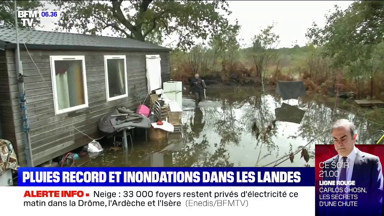 Dans les Landes, des pluies record et de fortes inondations