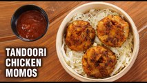 TANDOORI CHICKEN MOMOS Without Steamer | How To Make Tandoori Momos | Chicken Momos Recipe | Varun
