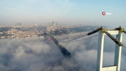 Sise Teslim Olan İstanbul’da Masalsı Manzara Havadan Görüntülendi