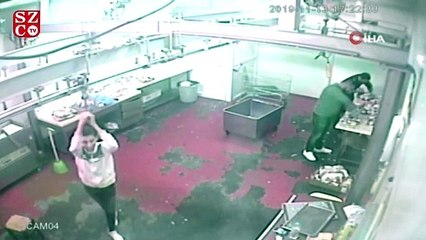 Gencin et takılan kancada akrobasi denemesi kötü bitti