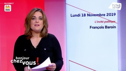 Invité : François Baroin - Bonjour chez vous ! (18/11/2019)